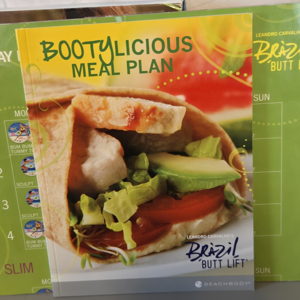 Brazil Butt Lift beachbody Bodi workout DVD set Meal Plan, Calendar,‎ Slimdown - Picture 11 of 12